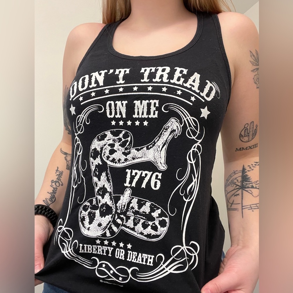 Black tank top size S